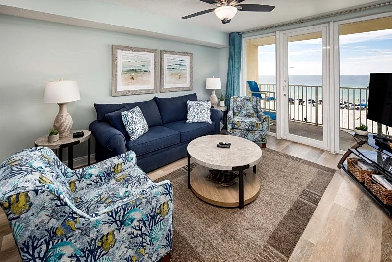 Sea Dunes 302: Beach front 3 bed/2 bath! Free beach chairs, beautiful views