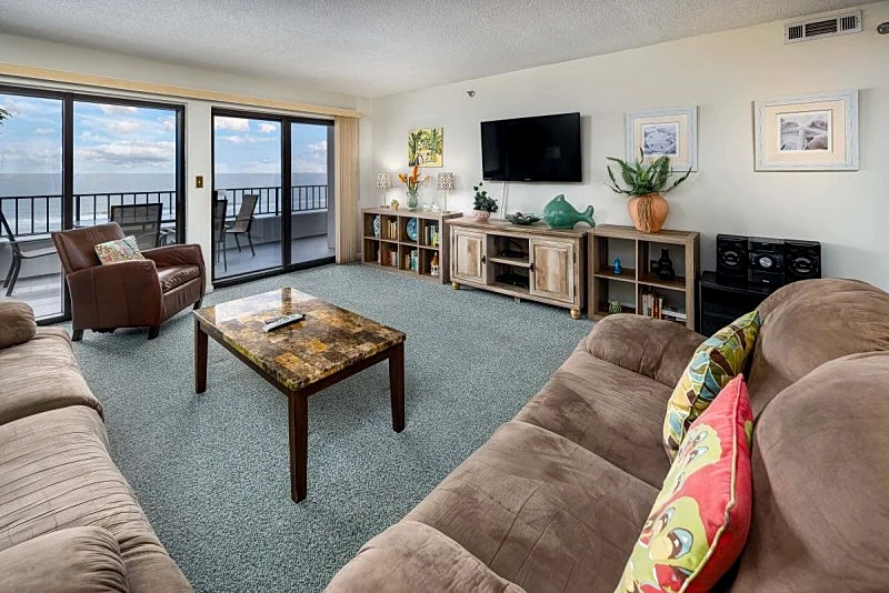 Surf Dweller 709: Right On Beach! Amazing Views. Free Bch Svc+Golf+Snorkeling