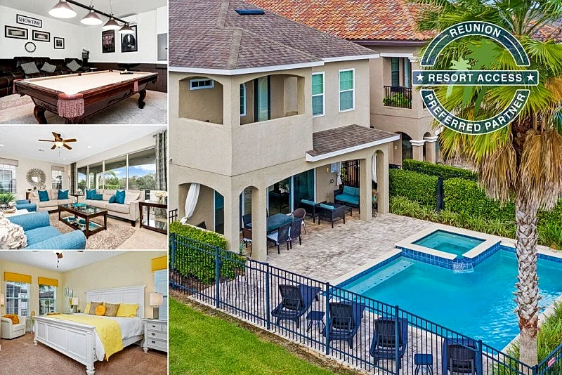 Fairway Serenity in Reunion with Preserve Views | 6-Bedroom with Reunion Membership & Pool Table
