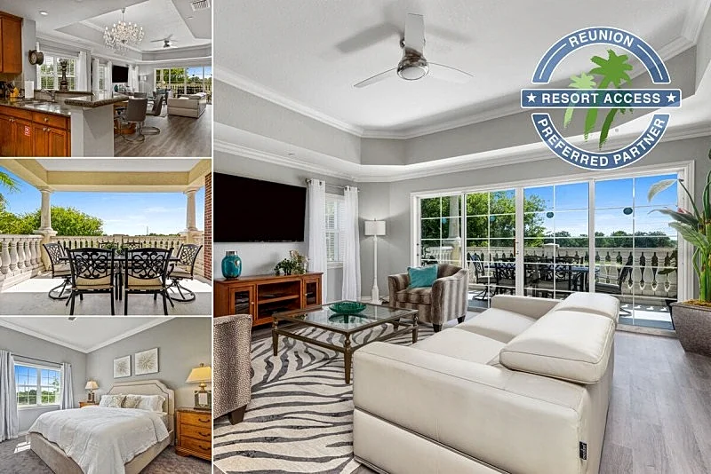 Third Floor Condo, Upgraded TVs and Golf Course Views! Minutes to Disney!
