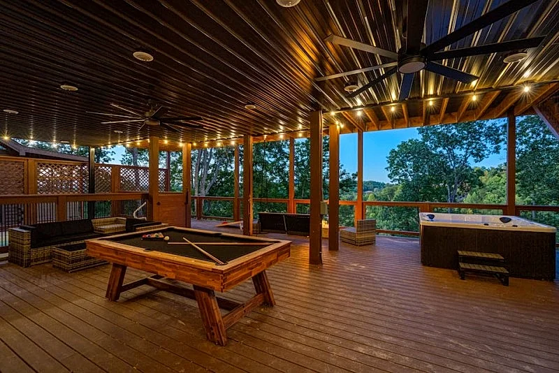 Happily Ever After Romantic Cabin w/ Pool, Hot Tub & Fire Pit