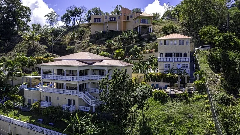 Best views full ocean, fully equipped Villa with pool, gym & small gift reserved in Castries, Saint Lucia — photo 4