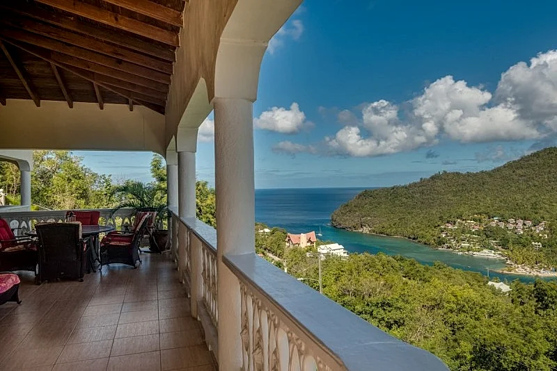 Best views full ocean, fully equipped Villa with pool, gym & small gift reserved in Castries, Saint Lucia — photo 5