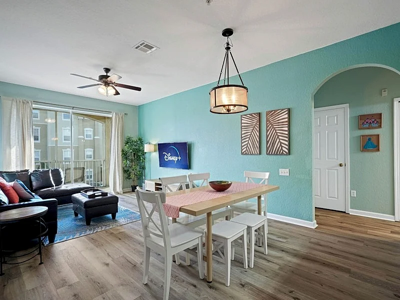 Hidden Gem less than 2 miles to Disney! NEW FLOORS and much more! 2 bed/2 bath