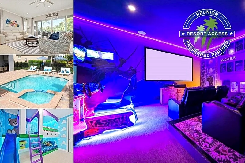 Theater/Games Room | Themed Bedrooms | Reunion Membership