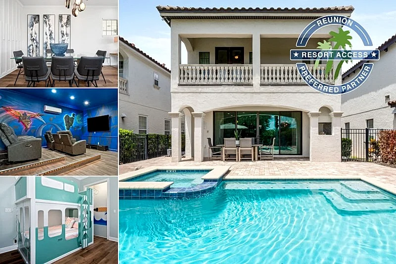 Fairway Retreat | Theater/Games Room | Themed Bedrooms | Reunion Membership