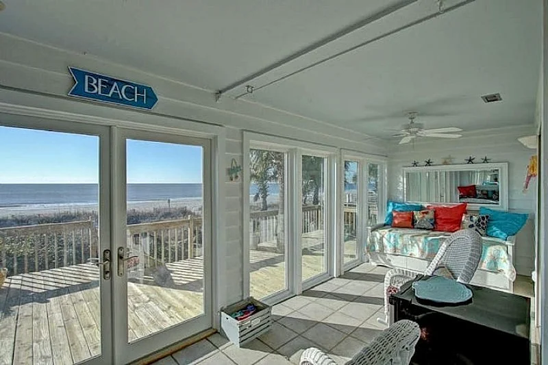 Mermaid Memories- Oceanfront Folly Beach Cottage w/Large Porch & Sunroom - Stellar Reviews! in Folly Beach, South Carolina, United States — photo 2