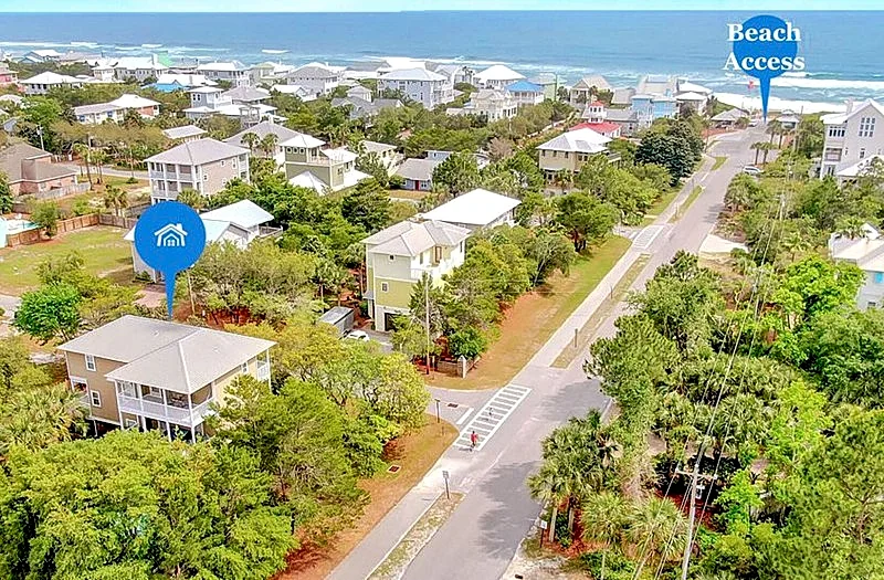 Seaclusion 30a | Beach Views | Heated Pool | Weddings | Fenced Yard | Golf