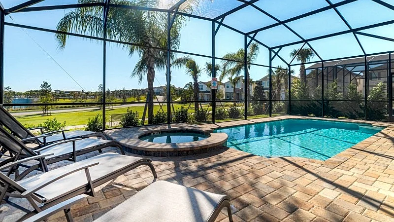 9005 Sunshine Ridge Loop Solara Resort 7 Bedroom Home with Pool+Spa in Kissimmee, Florida, United States — photo 4
