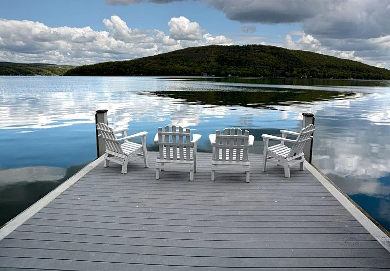 Romantic Cabin On-the-Water Breathtaking View Beach Fire Pit! 1 Wk Avail Jul'26 in Hammondsport, New York, United States — photo 1