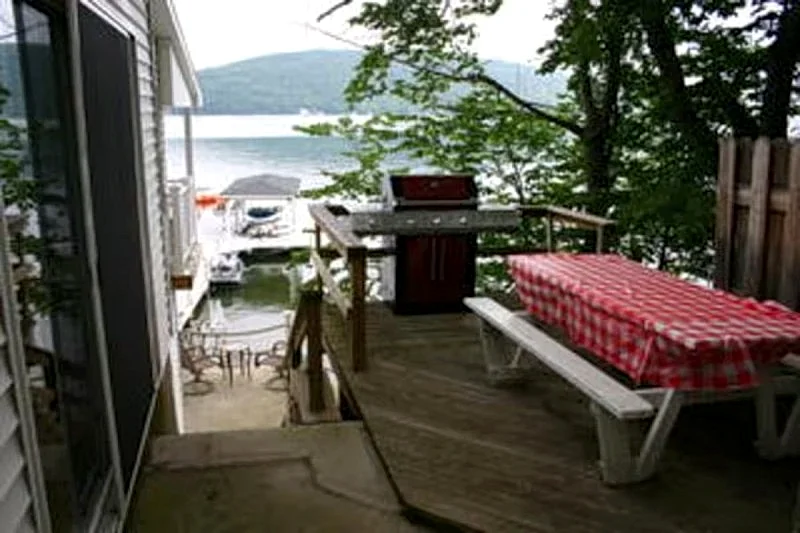 Romantic Cabin On-the-Water Breathtaking View Beach Fire Pit! 1 Wk Avail Jul'26 in Hammondsport, New York, United States — photo 3