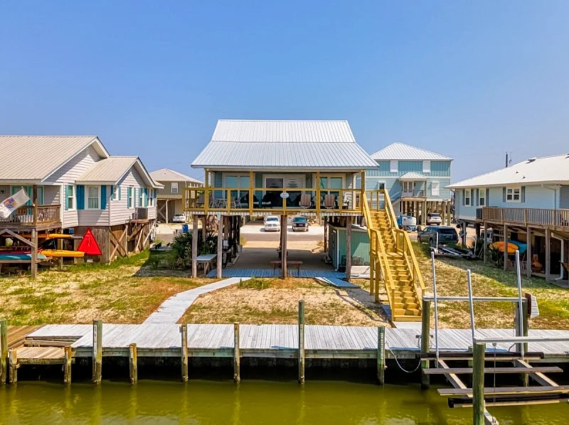 Boat Dock! Spectacular views walk to beach!