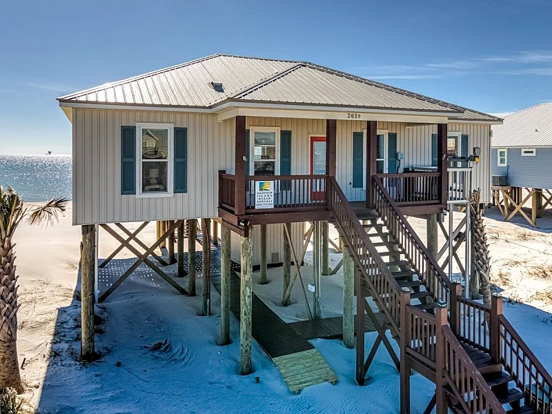 Private gulf front pool, pet-friendly, on beach! - Sonny Side