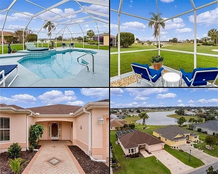 Villa Madero | Sparkling! Walking distance to Sumter Landing, pools & more,or take our golf cart