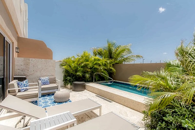 Eagle Beach-Private pool-Ipanema Vibes townhome 16