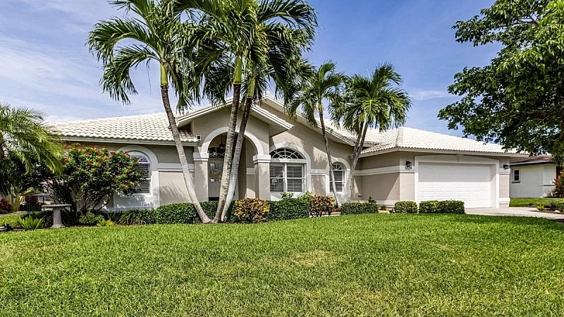 Modern, sleek and chic are only a few words to describe this home.
