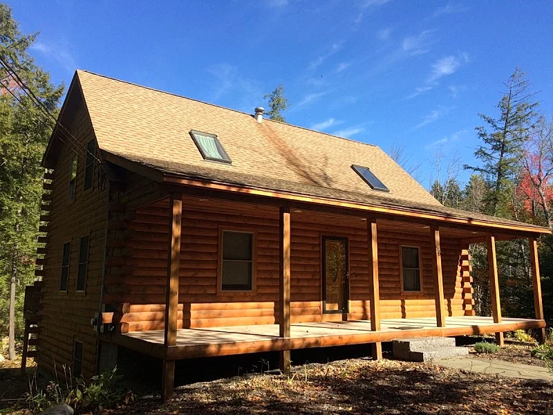 Log Cabin Suissevale Beach Access Home