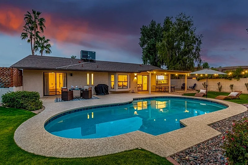 Heated Pool. Awesome Backyard and Game Room!