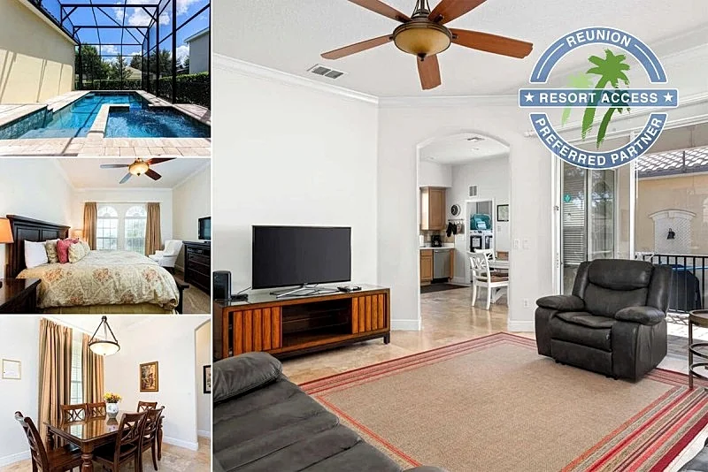 Luxury Villa | Charming Villa Near Disney! Large South Facing Pool and Spa
