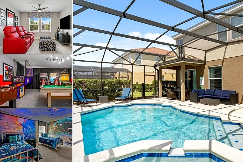 Sunny Solterra with Game Room, Movie Theater, Fun Kid's Bedrooms