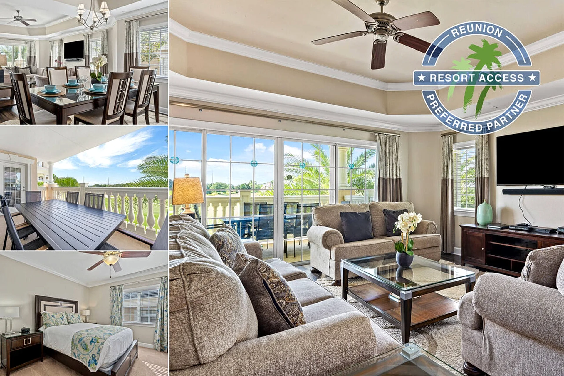 Condo with Golf Course Views, Near Attraction | Reunion