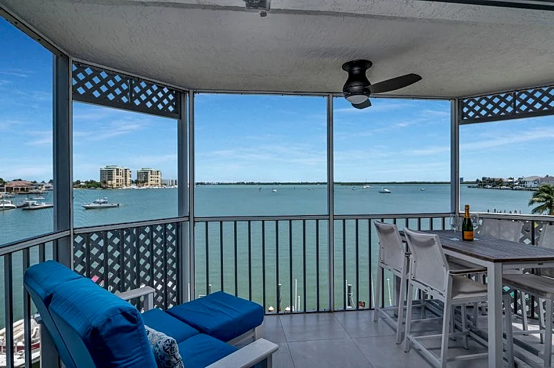 Experience Marco Island Magic at Grand Bay #308 – A Rare Waterfront Gem