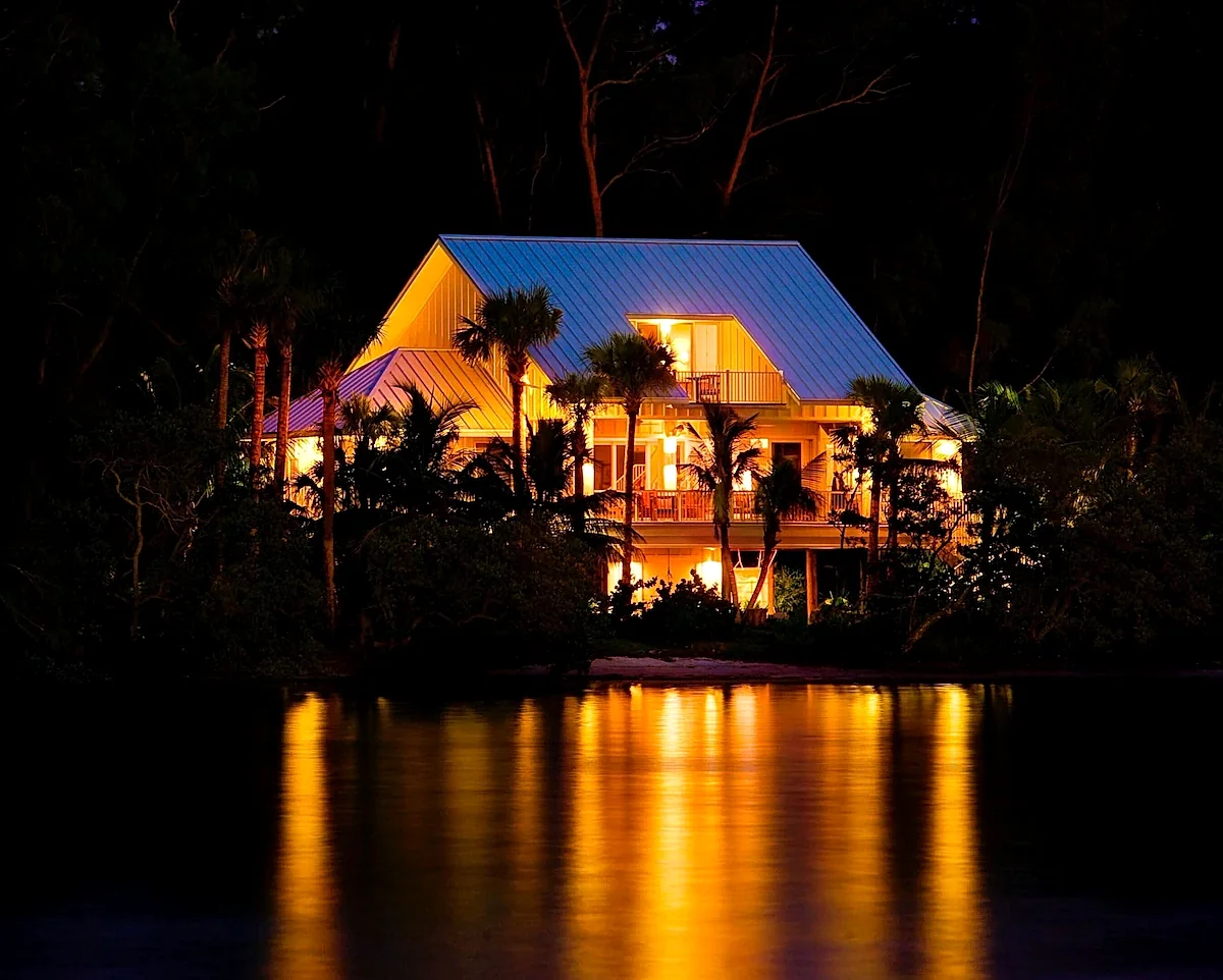 Private Island Retreat with Private Beach & Glorious Sunsets
