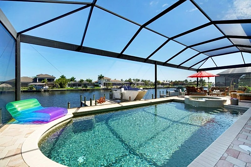 CCVS - Villa Kara Tuscany - Tuscan Elegance with Canal Views and Dock in Cape Coral
