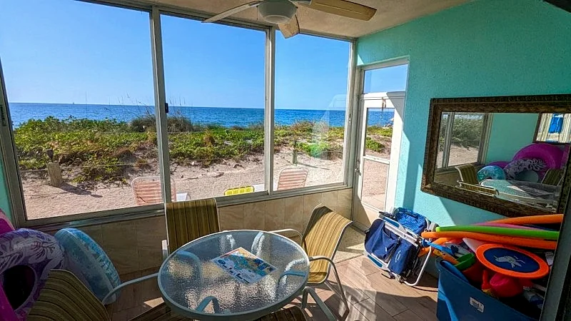 Gulf-Front Paradise on Turtle Beach, 2BR/2BA with Boat Dock & Stunning Views