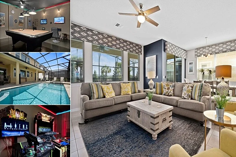 Solara Sunshine | 7 Bed Home with Pool and Gameroom in Solara Resort