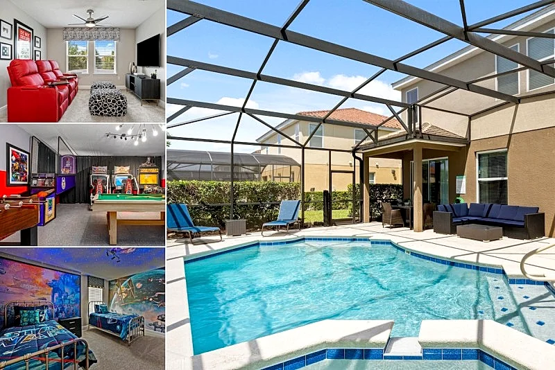Sunny Solterra with Game Room, Movie Theater, Fun Kid's Bedrooms