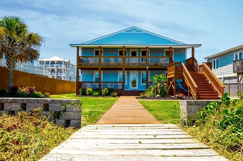 Ocean Front Property- New Upgraded Furnishings- Private Beach Access