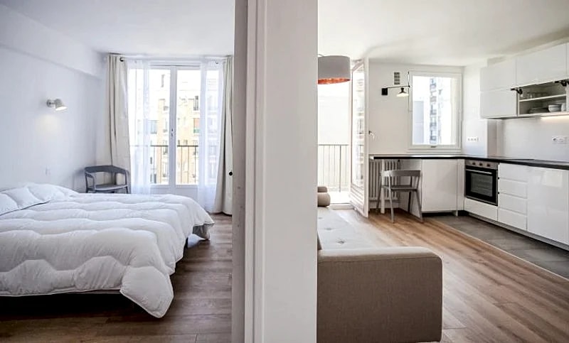 BELLEVILLE 1 Bedroom Apartment in Rue De Belleville, Paris, France — photo 2