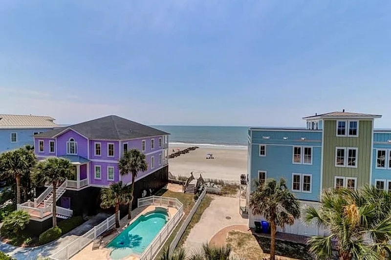 Bliss-1677- Beach Bliss! Panoramic Ocean Views, Private Beach Access & Event Home in Folly Beach, South Carolina, United States — photo 4