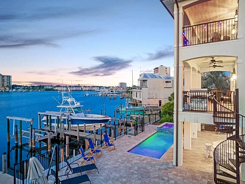 Sun Kissed | Waterfront Mansion | Boat Slips | Pool | Game Room | Beach Views in Destin, Florida, United States — photo 3