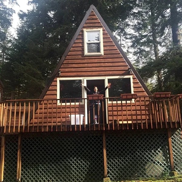 Douglas Island A-frame Cabin in the woods in Juneau, Alaska, United States — photo 2