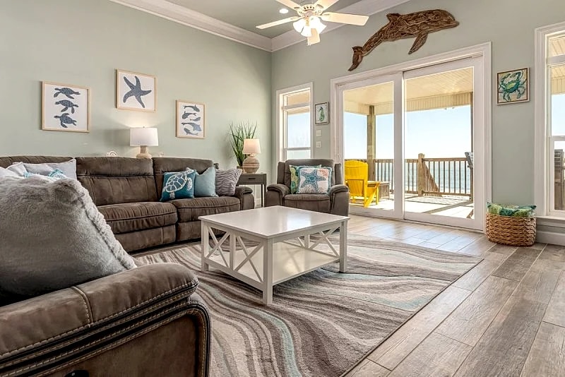 Oceanfront, through lot, private beach - Grace Wins in Dauphin Island, Alabama, United States — photo 5