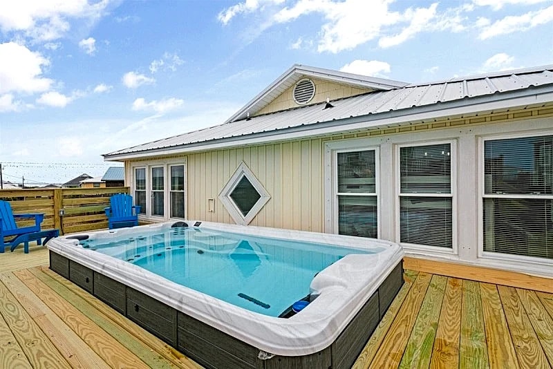 Ocean view with private heated pool! - Feelin Salty in Dauphin Island, Alabama, United States — photo 2