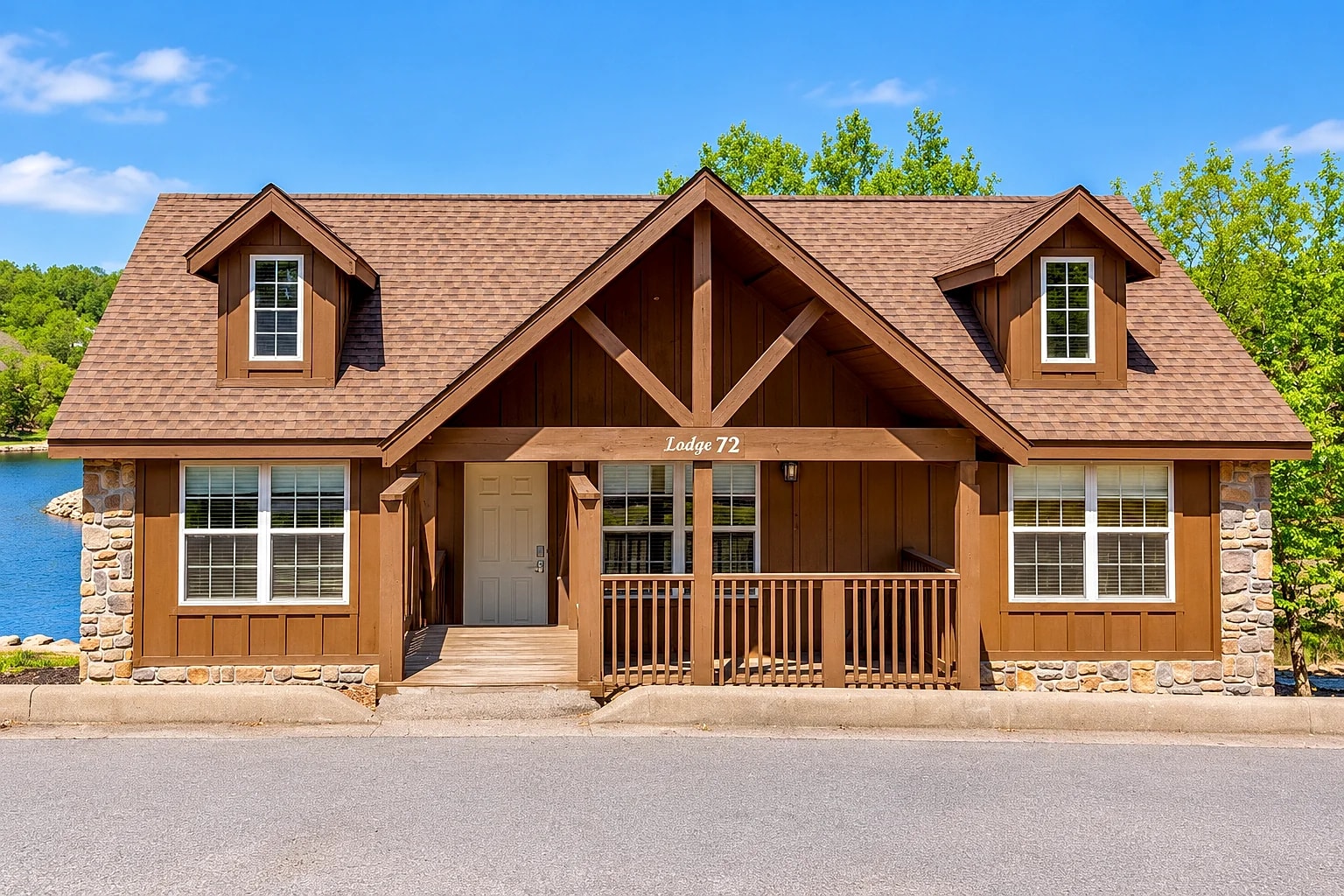 Too Much Fun L072 - 2BR Lakefront Cabin Branson