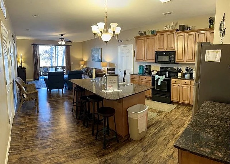 3 BR, 3 Bath, with Dock Access. Lower level with walkout to the lake.