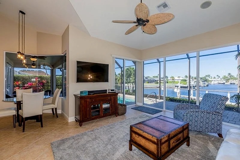 Stunning Waterfront Home at 1284 N Collier Blvd, 3BR + Den, Pool & Breathtaking Views in Marco Island, Florida, United States — photo 2