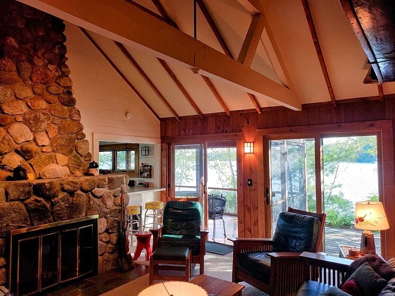 Cozy Lake Winnipesaukee Camp on Braun Bay with spectacular views in Moultonborough, New Hampshire, United States — photo 4