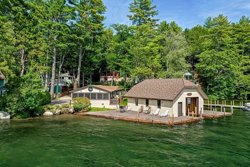 Alton Bay Home with restored Boathouse and Gorgeous Sunsets