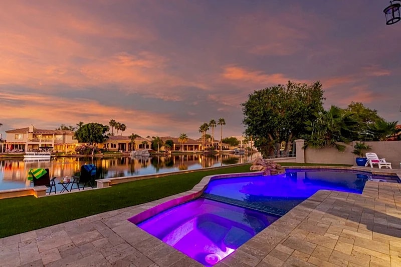 HUGE Luxury Waterfront Home w/ THEATER, GAMES ROOM & SPARKLING POOL