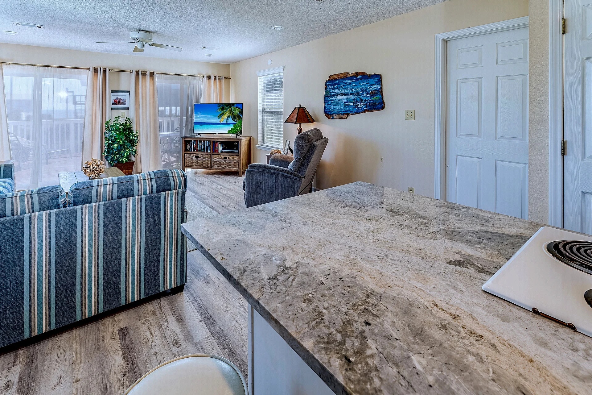 Sparkling Gulf View From A Partially Covered Deck in Saint George Island, Florida, United States — photo 2