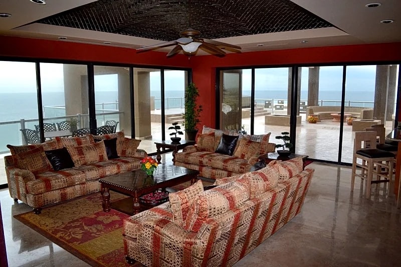 Penthouse - Luxury 5BDR / 5 1/2BA Oceanfront Hacienda, over 8,800 SF, Sleeps 12 in Puerto Penasco, Sonora, Mexico — photo 2