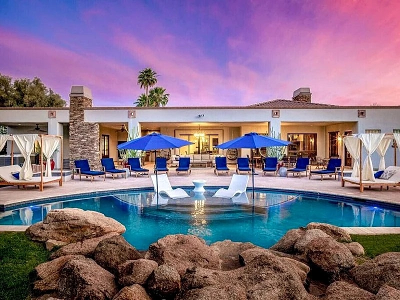 Paradise Valley Million $ Tranquility Estate+Putting Green+Boccee+Pool