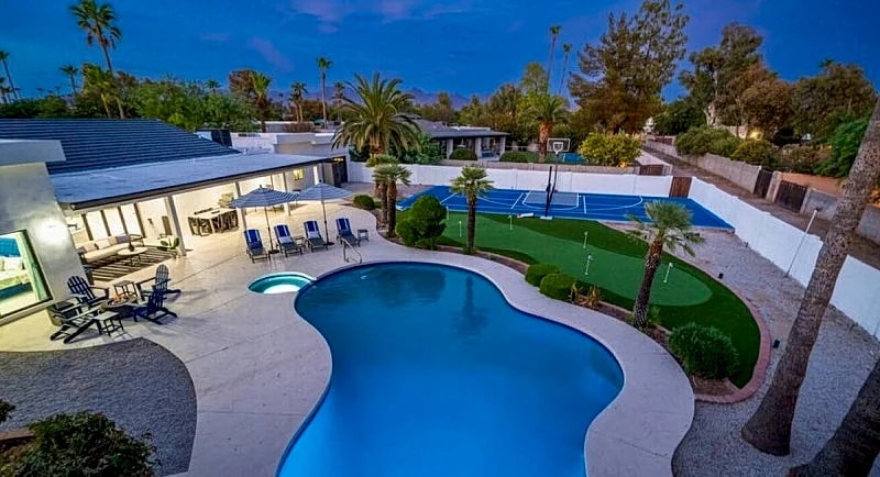 Multimillion $ ResortVilla+Waterslide+Pickleball Court+Puttting green+spa+gameroom in Scottsdale, Arizona, United States — photo 2