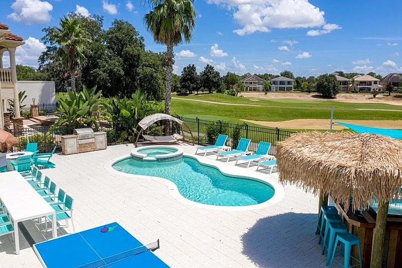 Luxury Custom Villa With Arcade Room, Amazing Custom Bunk Beds & Golf Course Views in Kissimmee, Florida, United States — photo 3