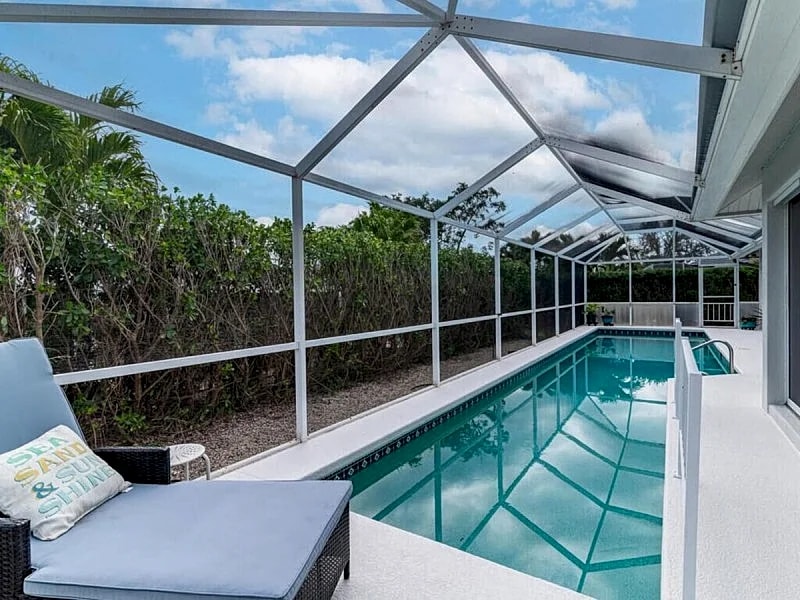 3 Bed 141 Beachcomber St. Home Steps to the Beach I Heated Pool in Marco Island in Marco Island, Florida, United States — photo 5